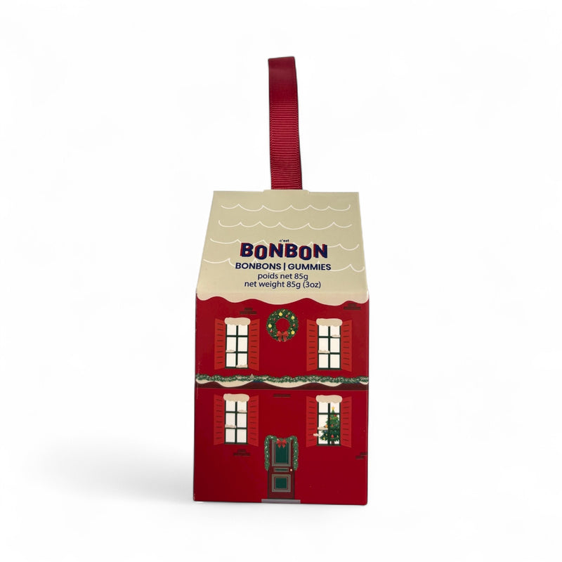 GUMMY HOUSE ORNAMENT - RED