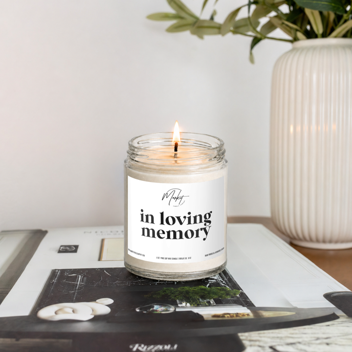 IN LOVING MEMORY - SOY CANDLE