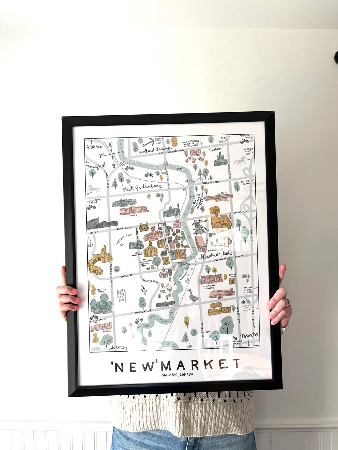 NEWMARKET MAP POSTER - NMRKT X RBM
