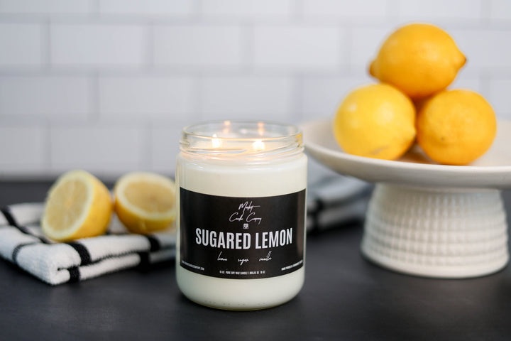 SUGARED LEMON SOY CANDLE - FINAL POUR