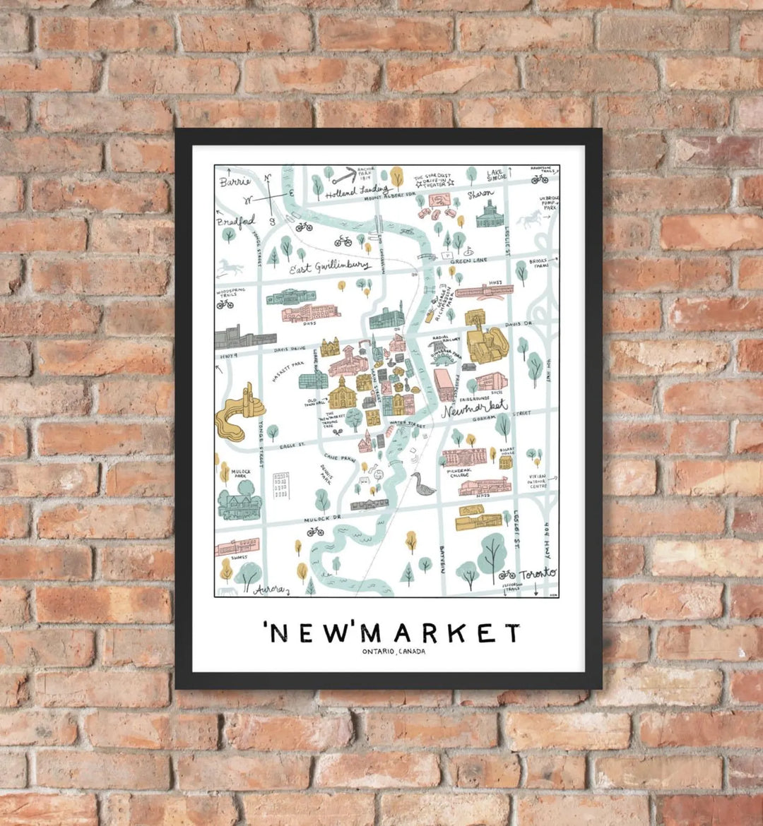 NEWMARKET MAP POSTER - NMRKT X RBM