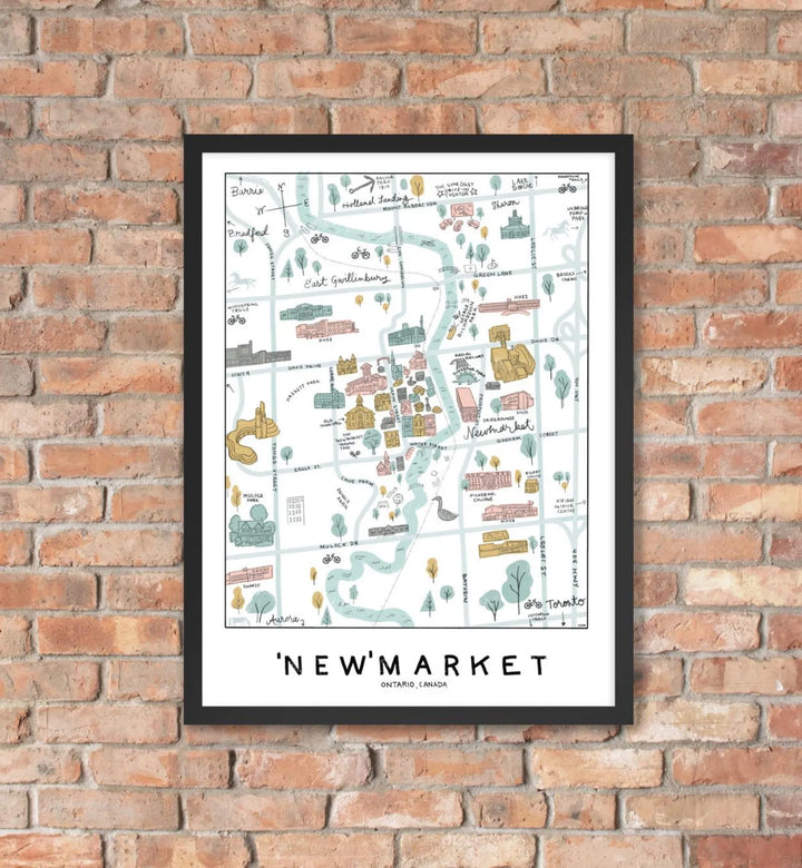 NEWMARKET MAP POSTER - NMRKT X RBM