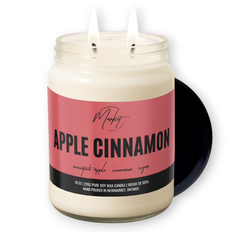 APPLE CINNAMON SOY CANDLE
