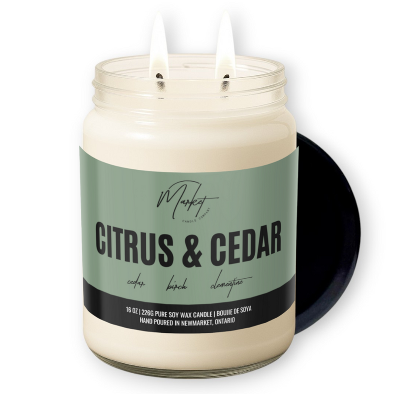 CITRUS & CEDAR SOY CANDLE