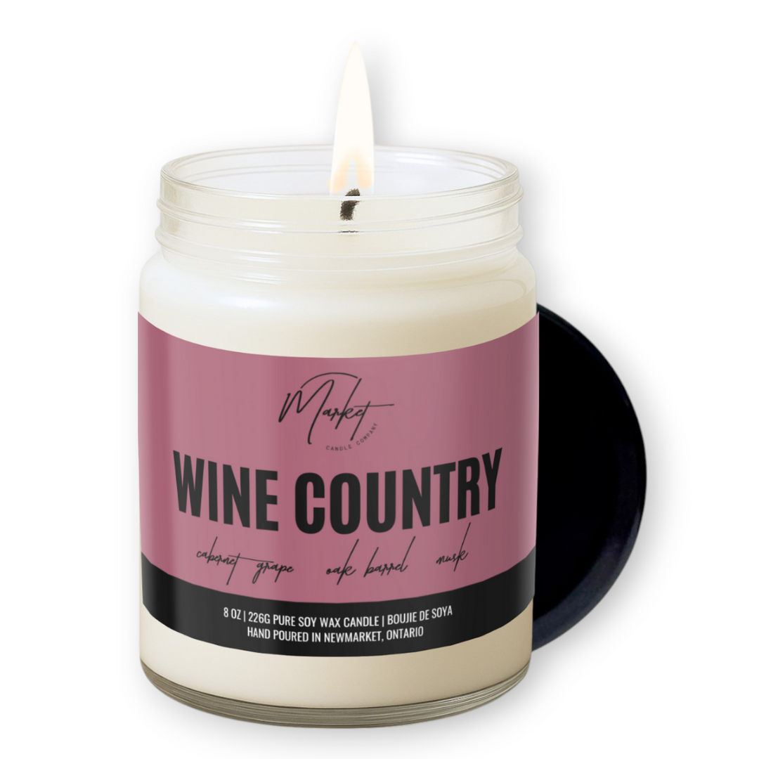 BOUGIE DE SOJA WINE COUNTRY