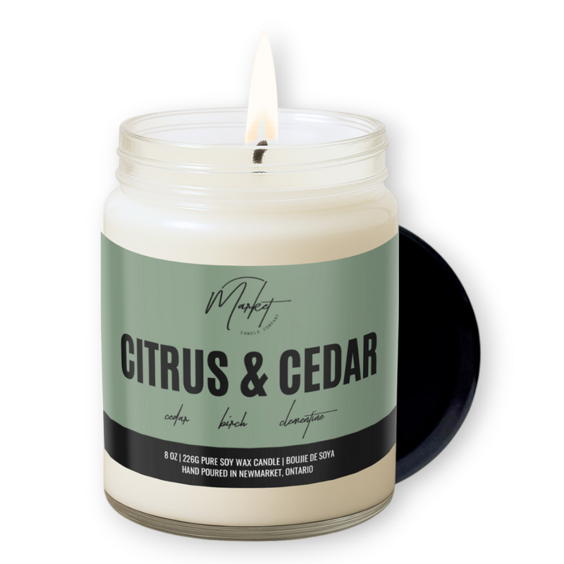 CITRUS & CEDAR SOY CANDLE