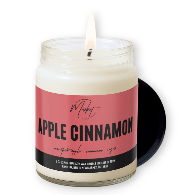 APPLE CINNAMON SOY CANDLE