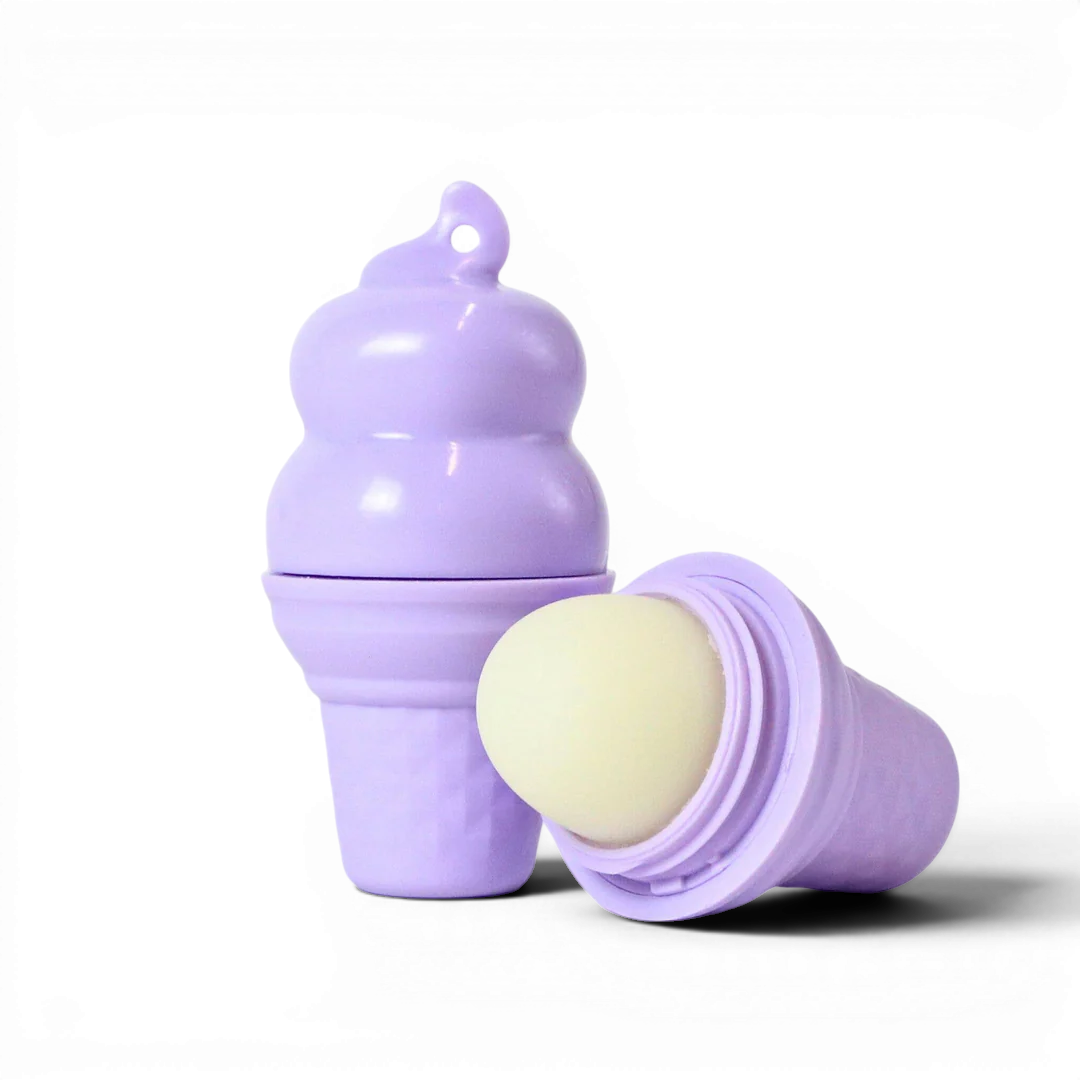 PURPLE ICE CREAM LIP BALM - LEMON MERINGUE