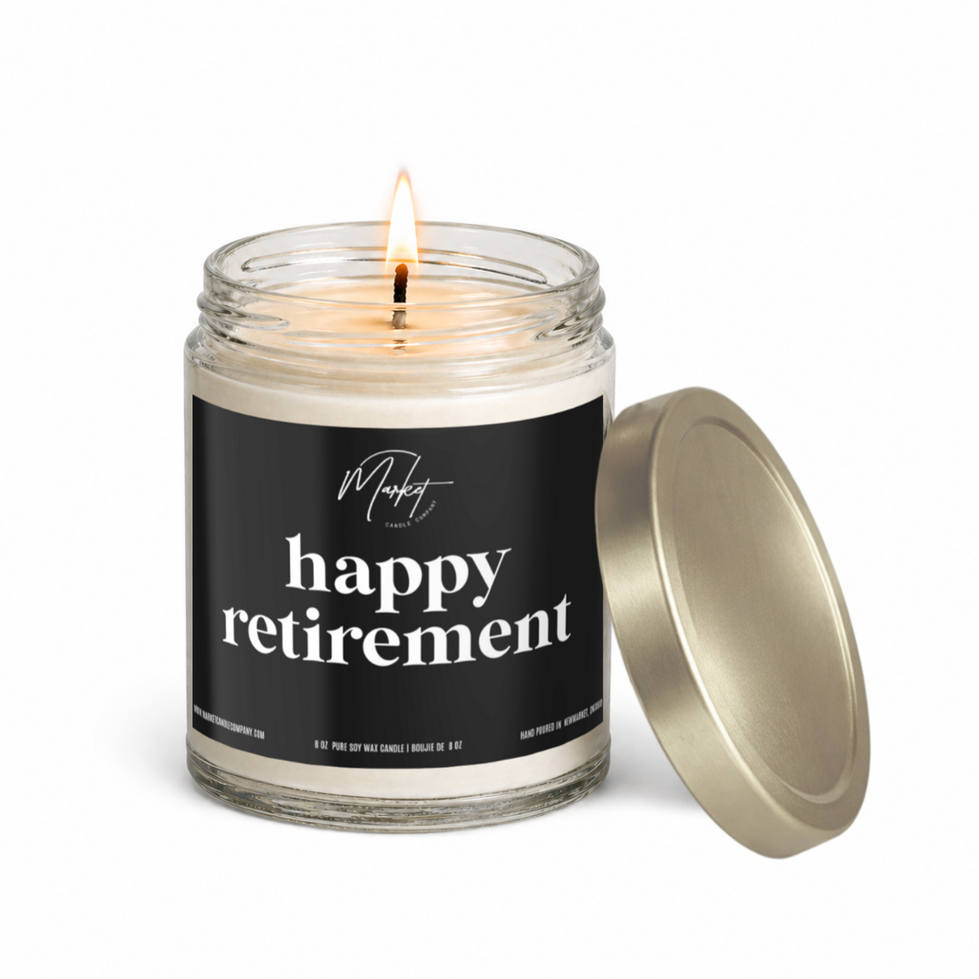 HAPPY RETIREMENT - SOY CANDLE