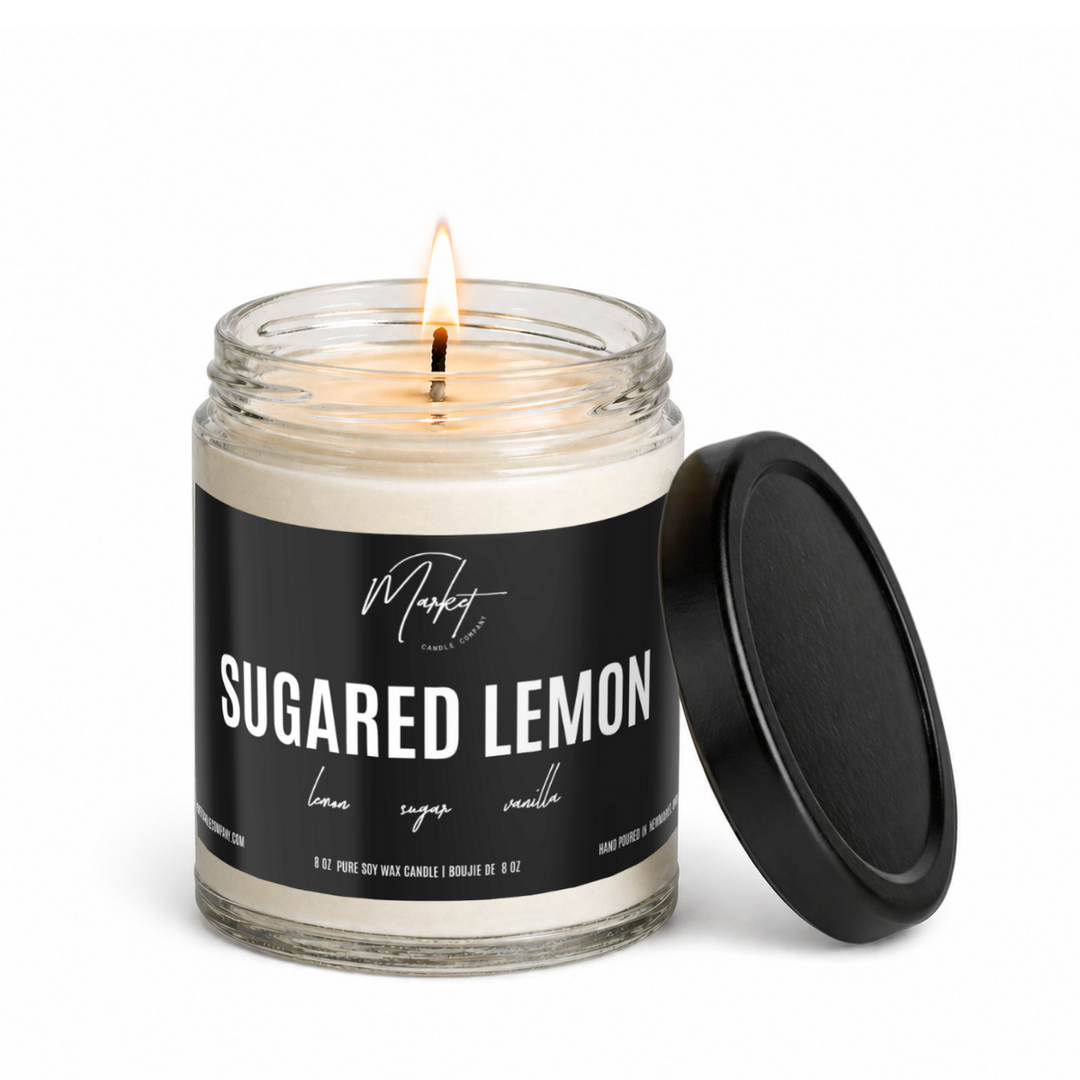 SUGARED LEMON SOY CANDLE - FINAL POUR