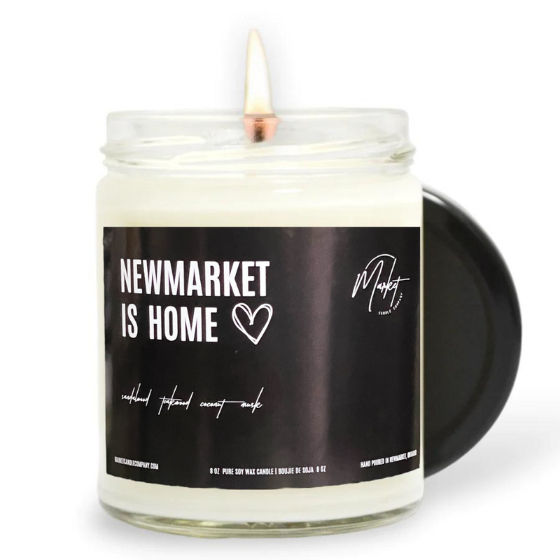 NEWMARKET IS HOME - SUPPORT BLUE DOOR SERVICES - SOY CANDLE