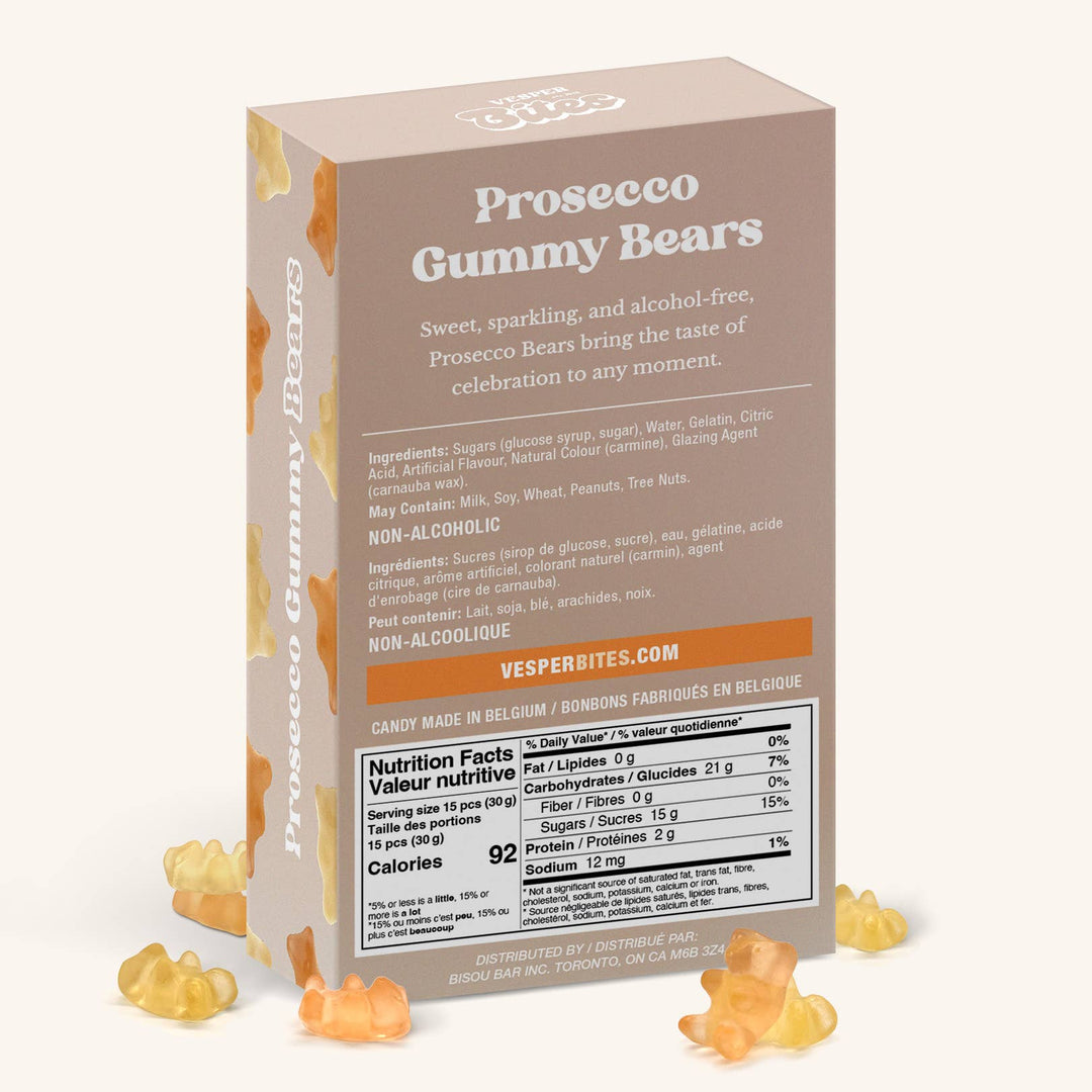 PROSECCO BEARS GUMMIES (ALCOHOL FREE)
