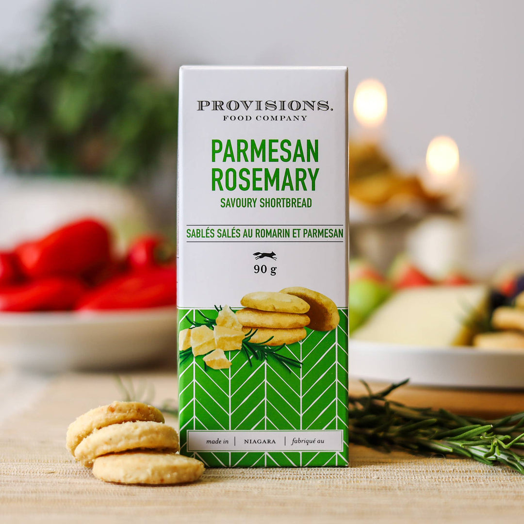 PARMESAN AND ROSEMARY SHORTBREAD