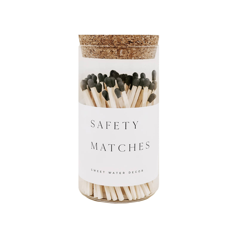 SMALL HEARTH MATCHES - BLACK TIP