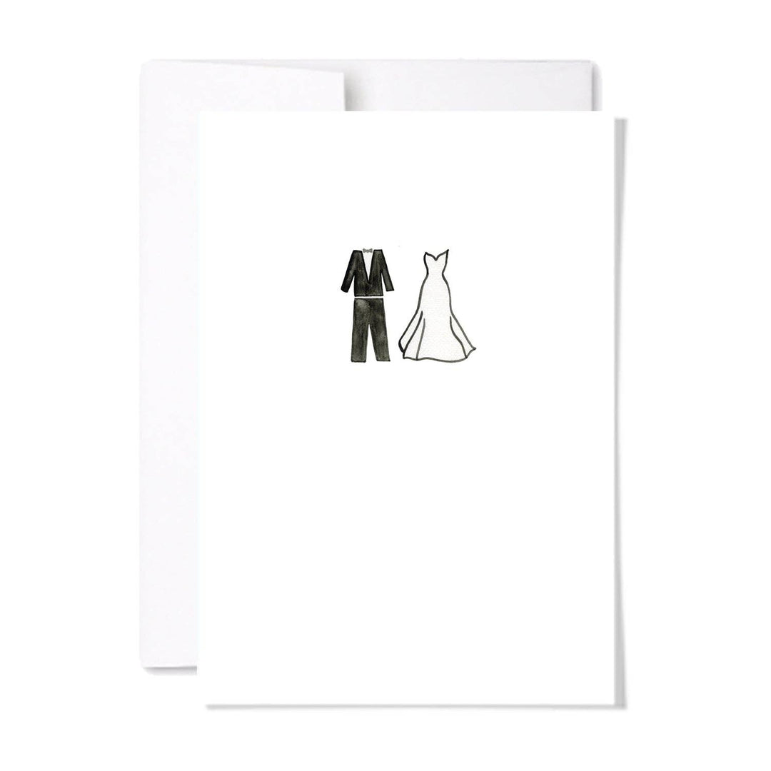 BRIDE AND GROOM CARD