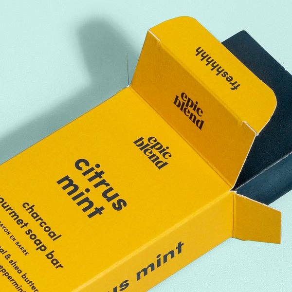 CITRUS MINT CHARCOAL BAR SOAP