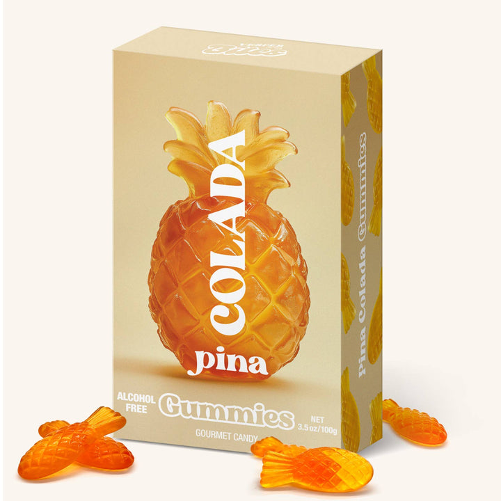 PINA COLADA GUMMIES (ALCOHOL FREE)