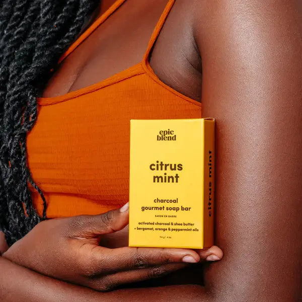 CITRUS MINT CHARCOAL BAR SOAP