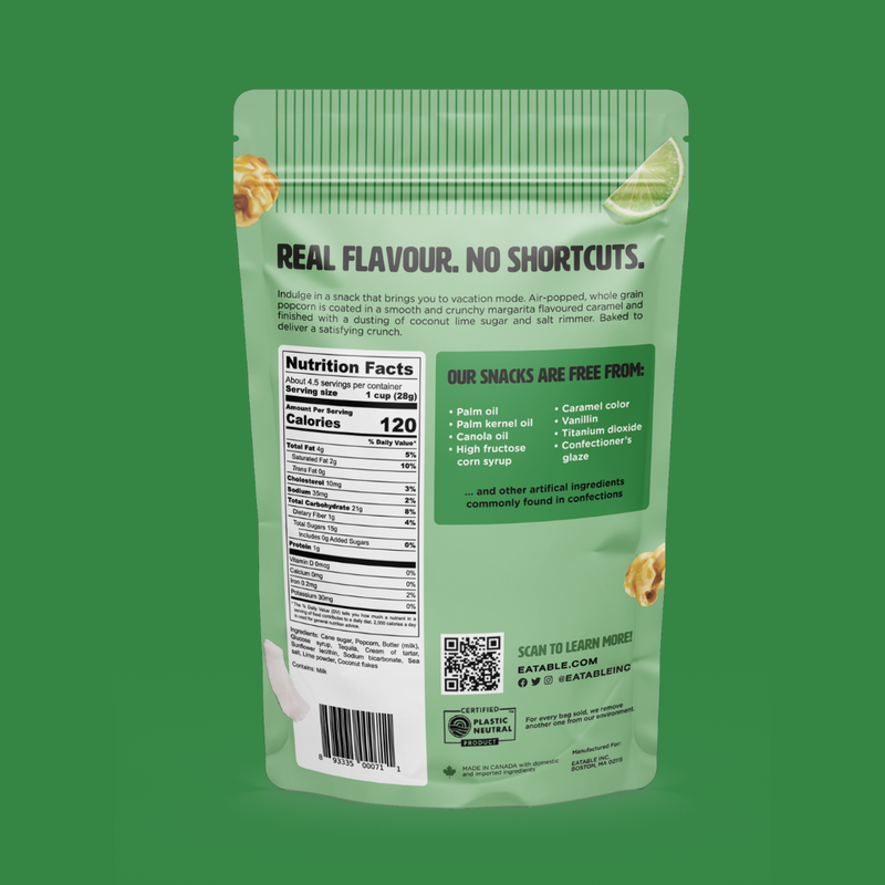 EATABLE POPCORN - COCONUT LIME MARGARITA