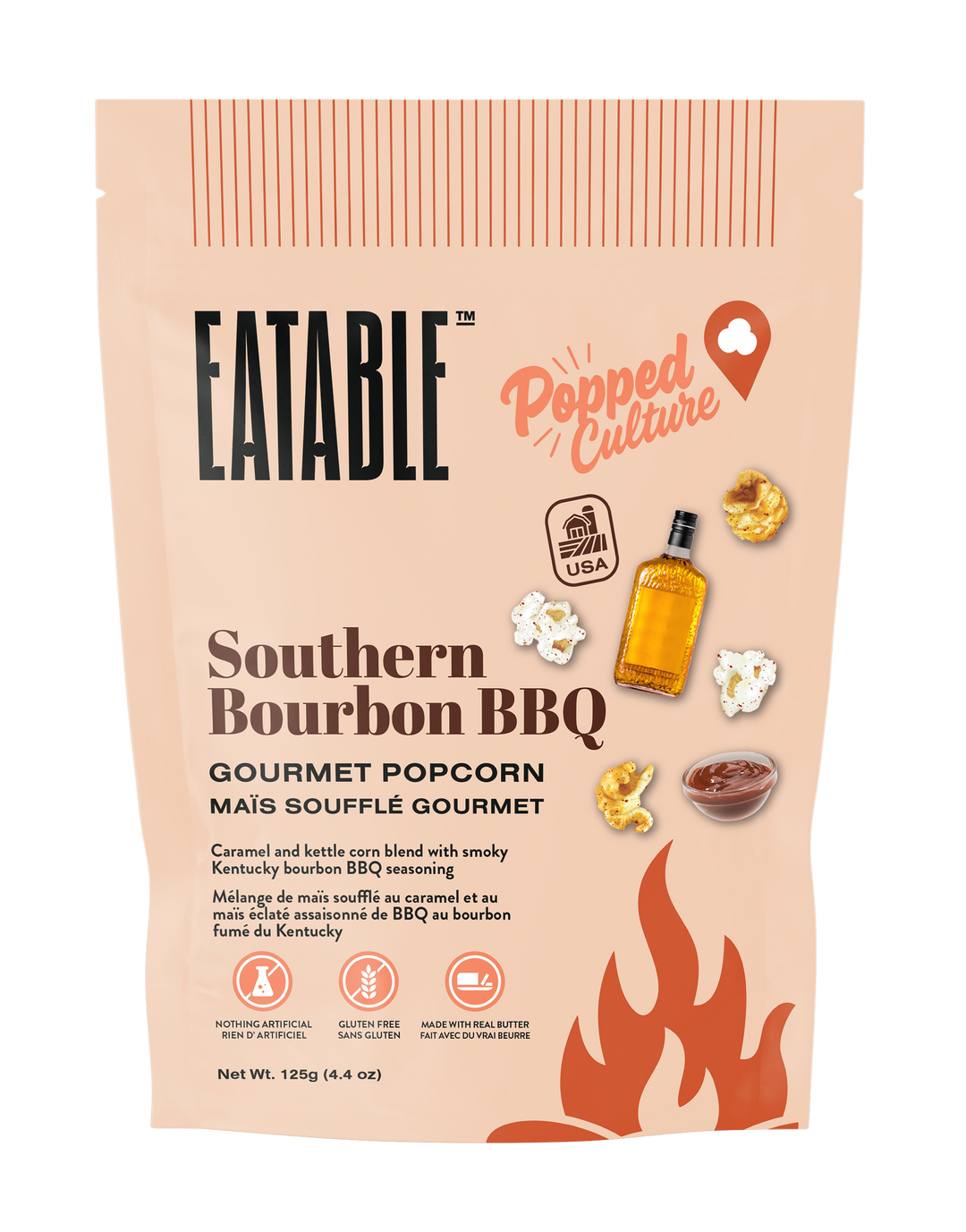 EATABLE POPCORN -SOUTHERN BOURBON BBQ