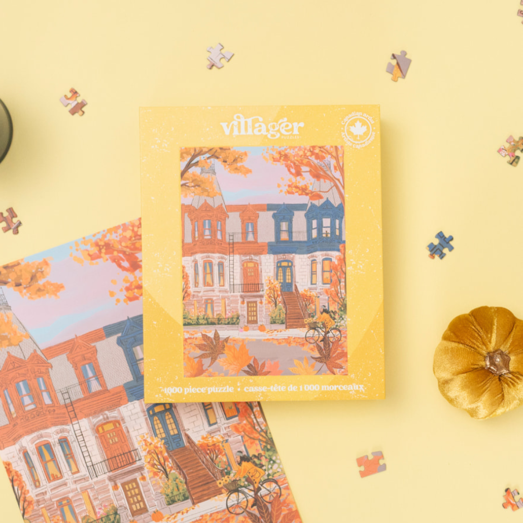 TOURING MONTREAL - 1000 PIECE VILLAGER PUZZLE