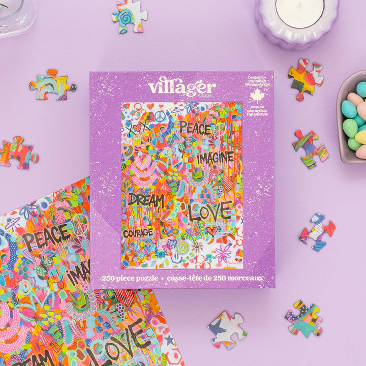 PINK GRAFFITI - VILLAGER PUZZLES