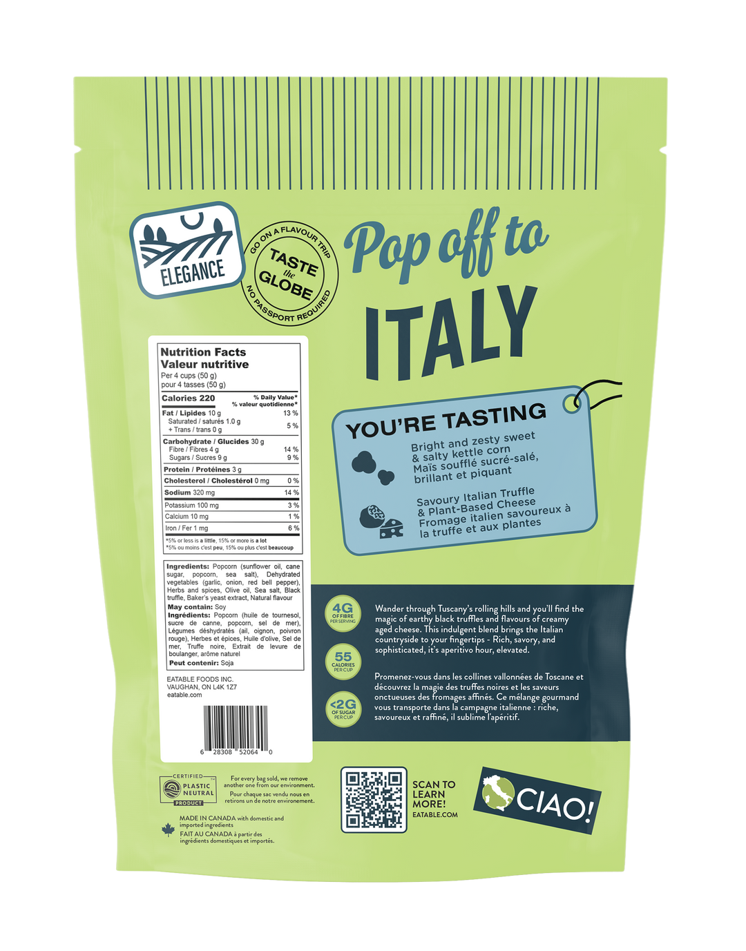 TRUFFLE &amp; CHEESE - EATABLE POPCORN