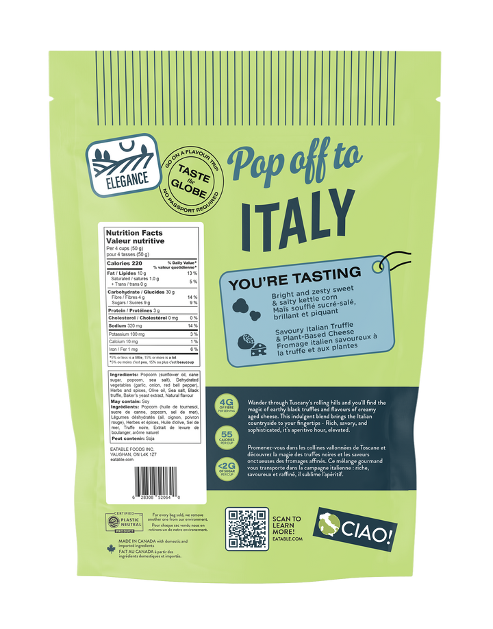TRUFFLE &amp; CHEESE - EATABLE POPCORN