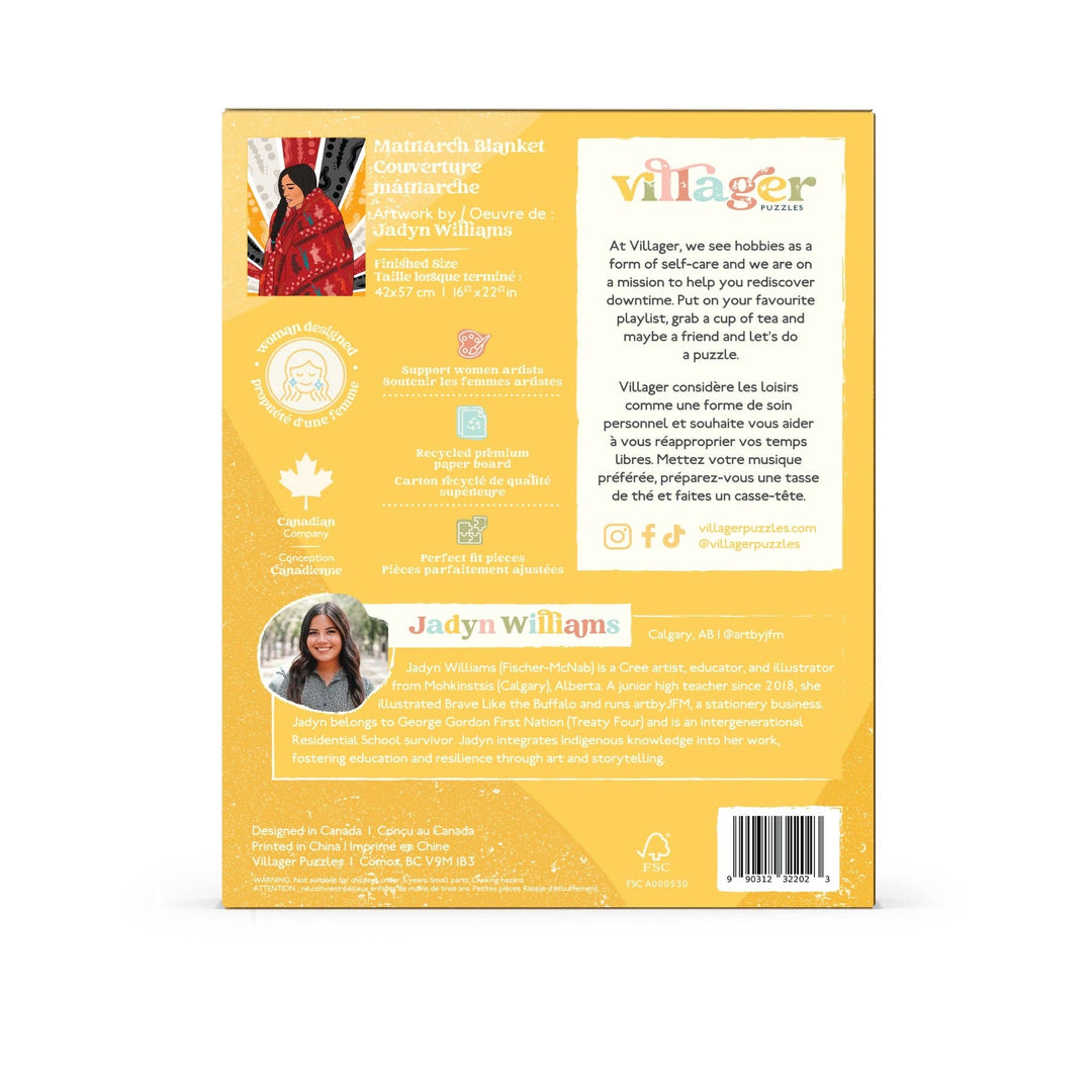 COUVERTURE MATRIARCH - PUZZLES VILLAGEOIS