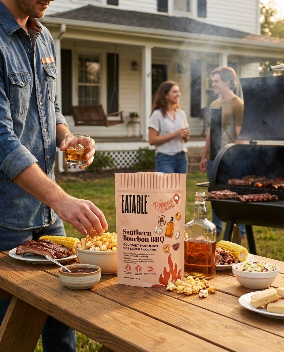 EATABLE POPCORN -SOUTHERN BOURBON BBQ