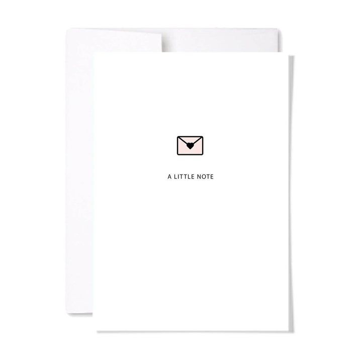 A LITTLE NOTE CARD