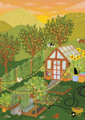 HOBBY FARM - 500 PIECE VILLAGER PUZZLE