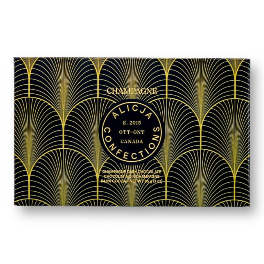 CHAMPAGNE CHOCOLATE POSTCARD