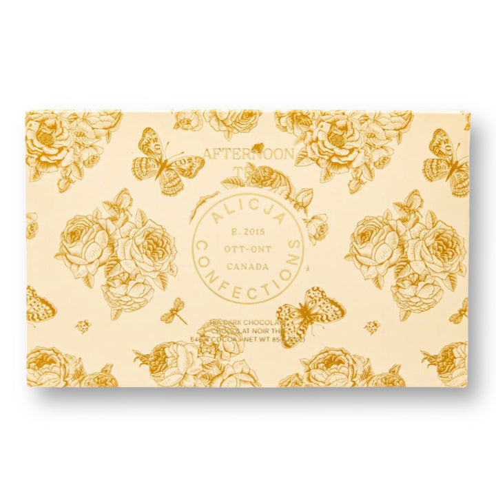 AFTERNOON TEA DARK CHOCOLATE POSTCARD
