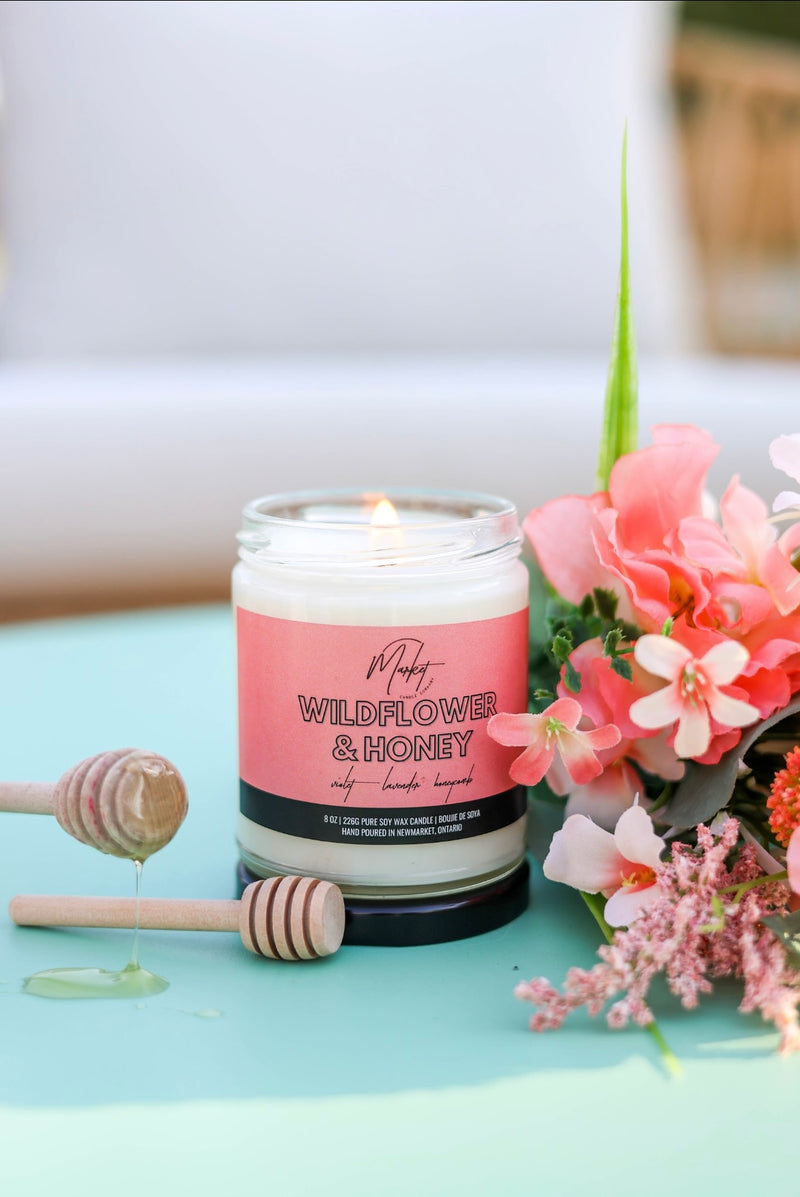 WILDFLOWER & HONEY SOY CANDLE