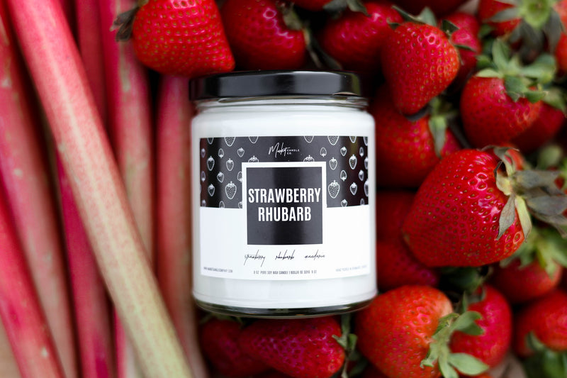 COTM - JUNE - STRAWBERRY RHUBARB SOY CANDLE