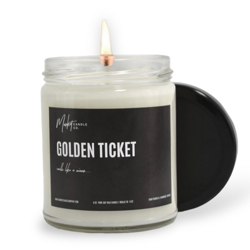 GOLDEN TICKET SOY CANDLE - ENTER TO WIN 100$ GIFT CARD