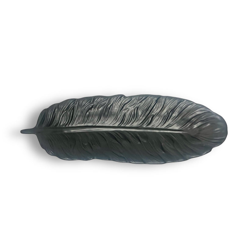 FEATHER CATCH ALL TRAY - BLACK