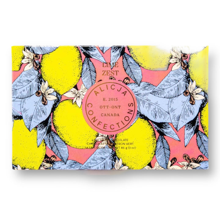 LIME ZEST DARK CHOCOLATE POSTCARD