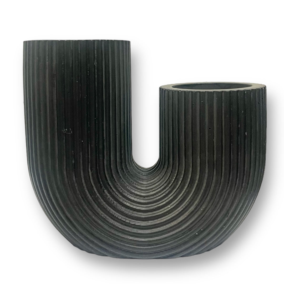 VASE J - NOIR