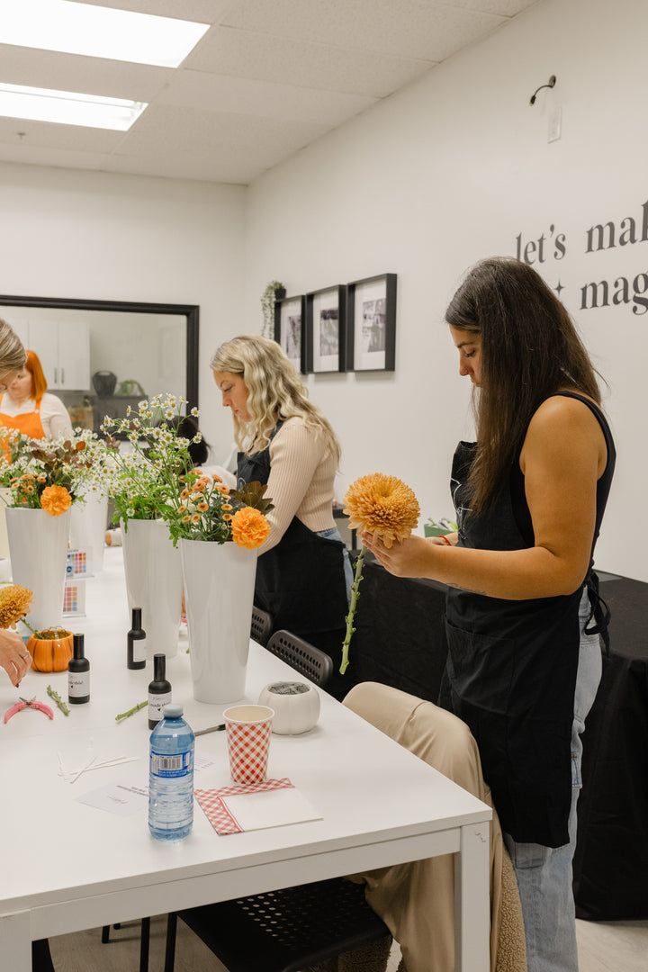 PUMPKIN CANDLE &amp;. CENTREPIECE WORKSHOP - FRIDAY OCT 2, 2026