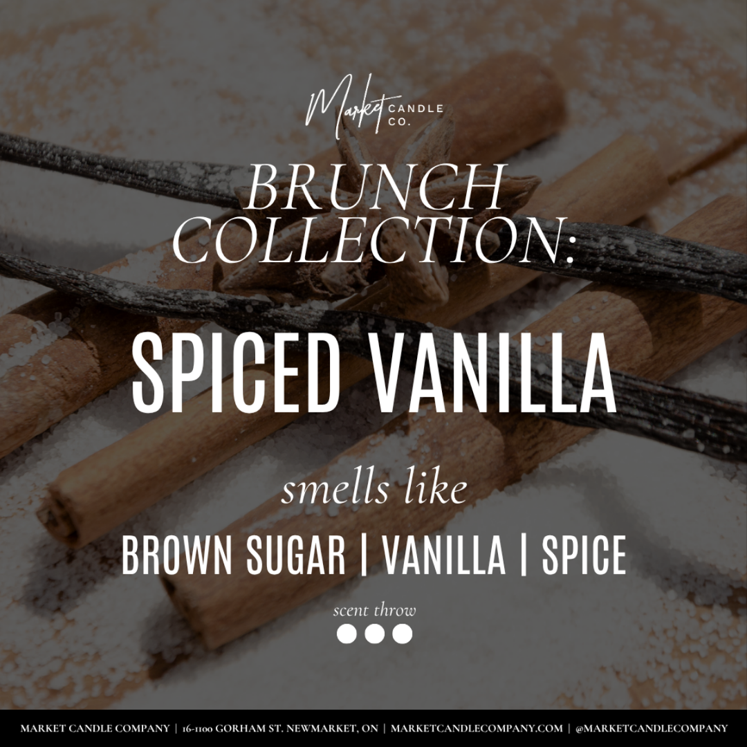 BOUGIE DE SOJA À LA VANILLE ÉPICÉE