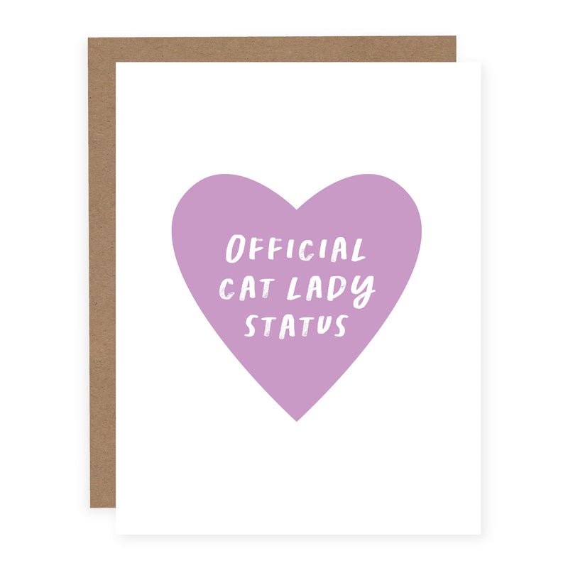 CAT LADY STATUS CARD
