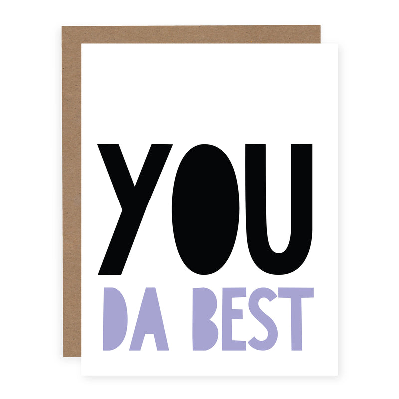 YOU DA BEST CARD