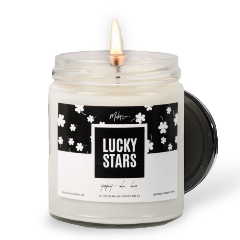 MARCH  -LUCKY STARS SOY CANDLE