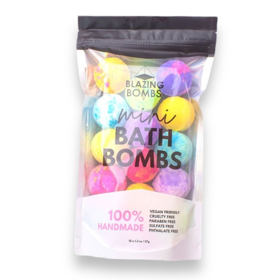 Bombes flamboyantes - Mini bombes de bain assorties