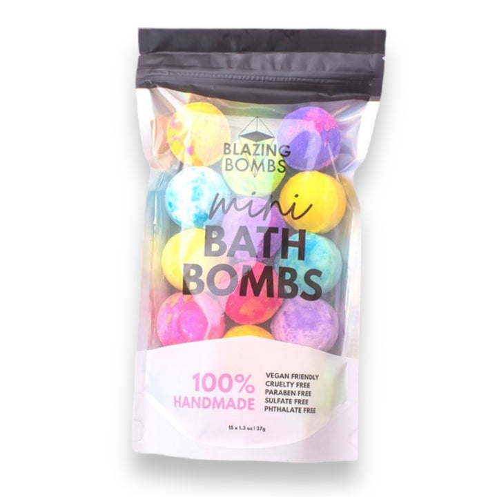 Bombes flamboyantes - Mini bombes de bain assorties