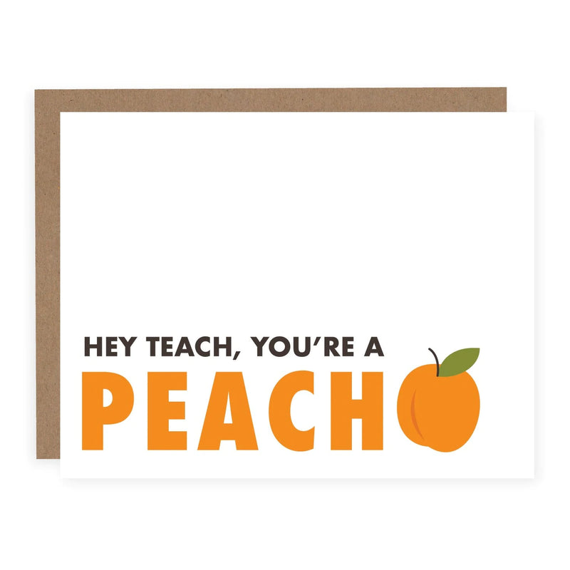 TEACH PEACH CARD