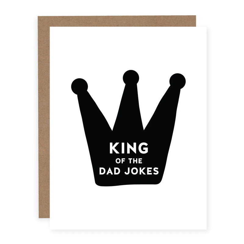 KING OF DAD JOKES CARD